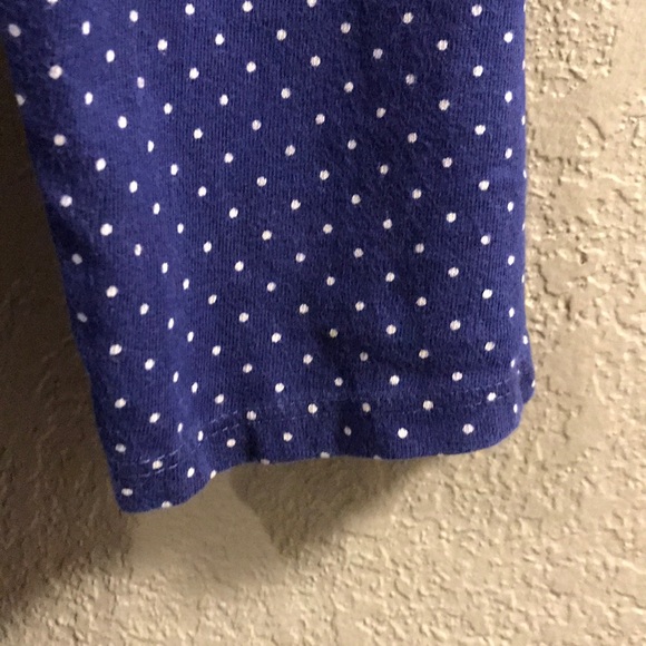 Lands End Polkadot Long Sleeve Dress w/Pockets Size 7 - Picture 7 of 7